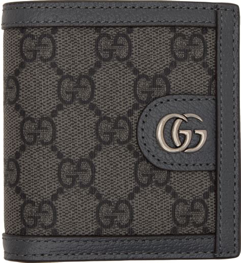 gucci grey wallet|gucci black wallet authentic.